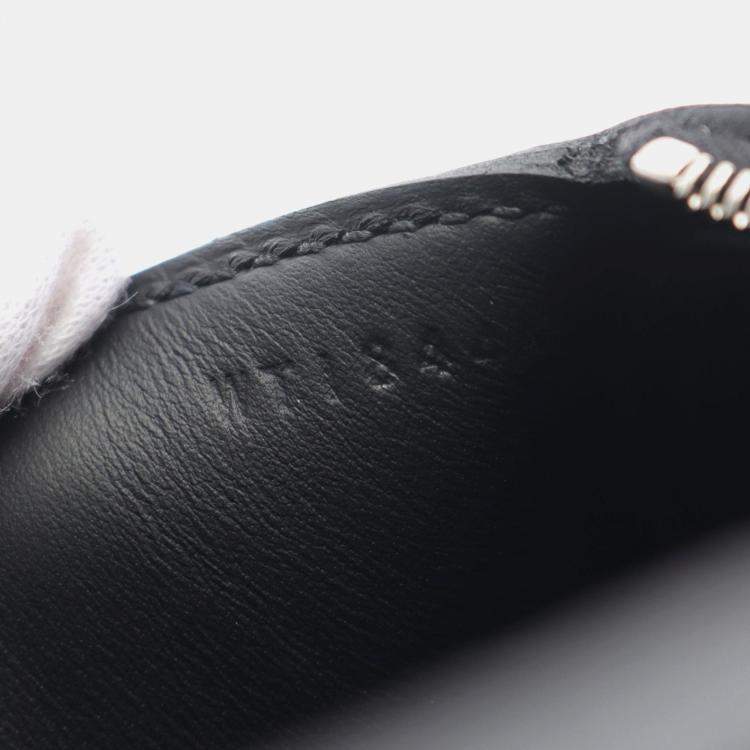 Pre Owned Hermes Black Taurillon Clemence Leather Lindy Mini Shoulder Bag