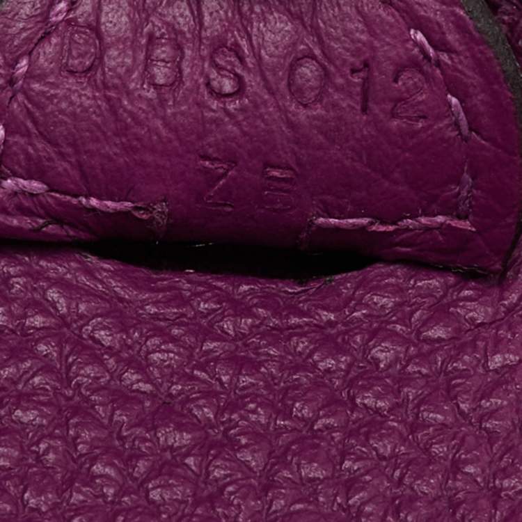 Pre Owned Hermès Anemone/Blue Marine Taurillon Maurice Leather Evelyne Amazon TPM Bag