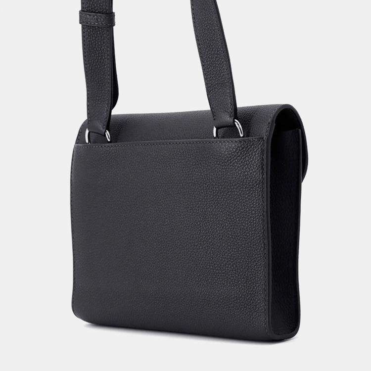 Pre Owned  Hermes Sac Adepesh 21 Caban Togo Leather Shoulder Bag