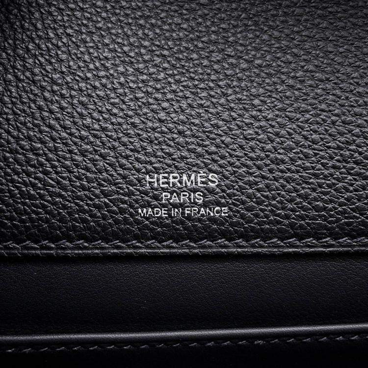 Pre Owned  Hermes Sac Adepesh 21 Caban Togo Leather Shoulder Bag