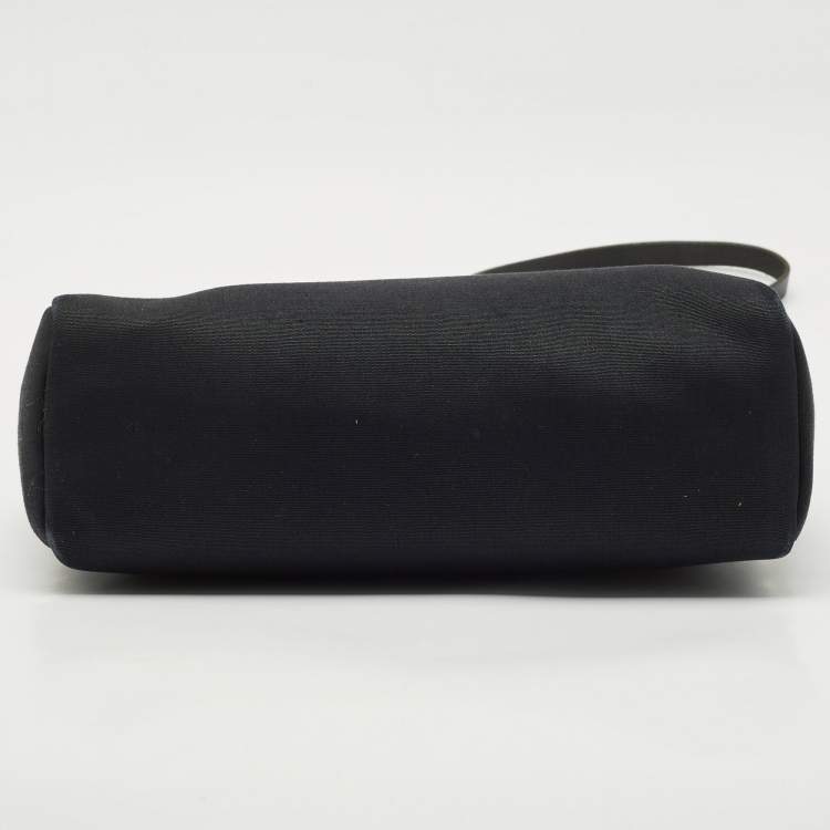 Pre Owned Hermes Black Canvas and Leather Herbag 31 Bag