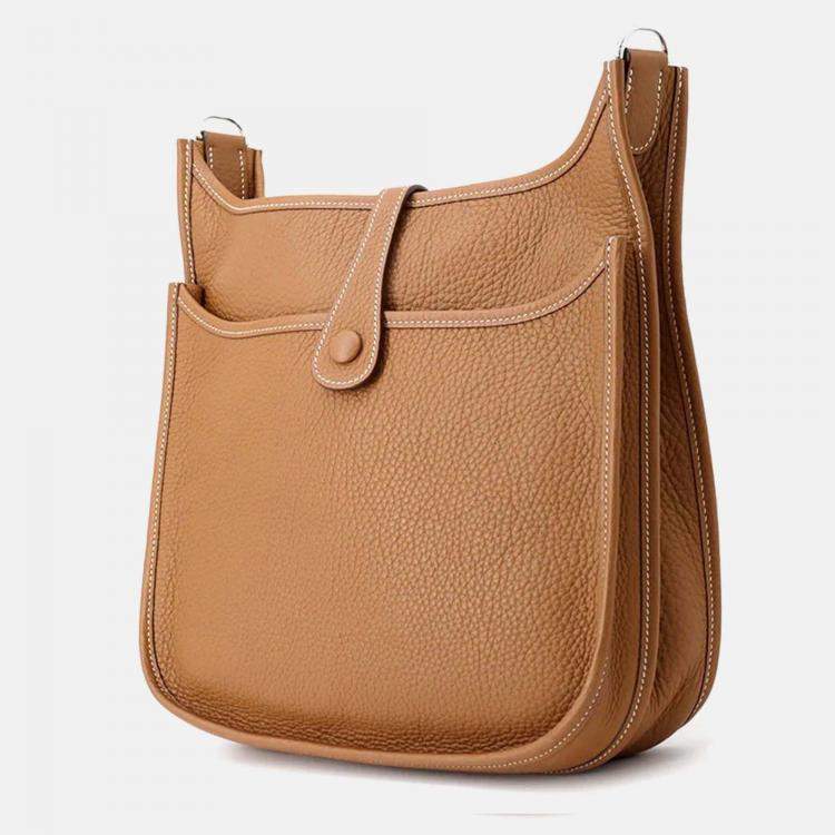 Pre Owned Hermès Evelyne 2 Gold Taurillon Clemence PM Hand Bag
