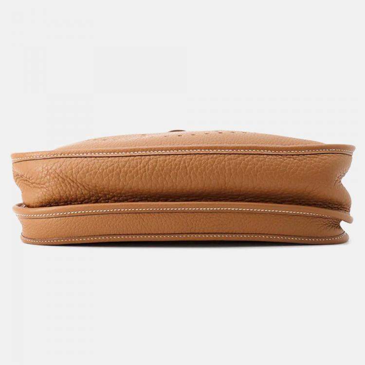 Pre Owned Hermès Evelyne 2 Gold Taurillon Clemence PM Hand Bag