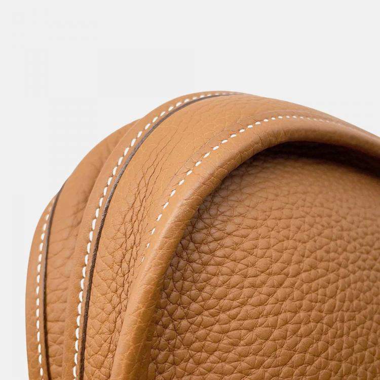 Pre Owned Hermès Evelyne 2 Gold Taurillon Clemence PM Hand Bag