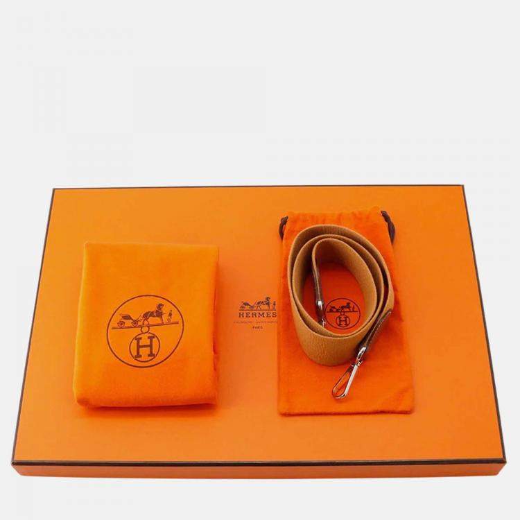 Pre Owned Hermès Evelyne 2 Gold Taurillon Clemence PM Hand Bag