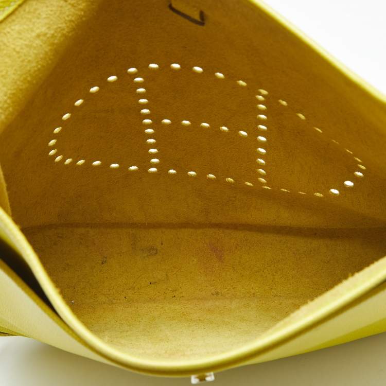 Pre Owned Hermès Lime Epsom Leather Evelyne III PM Bag