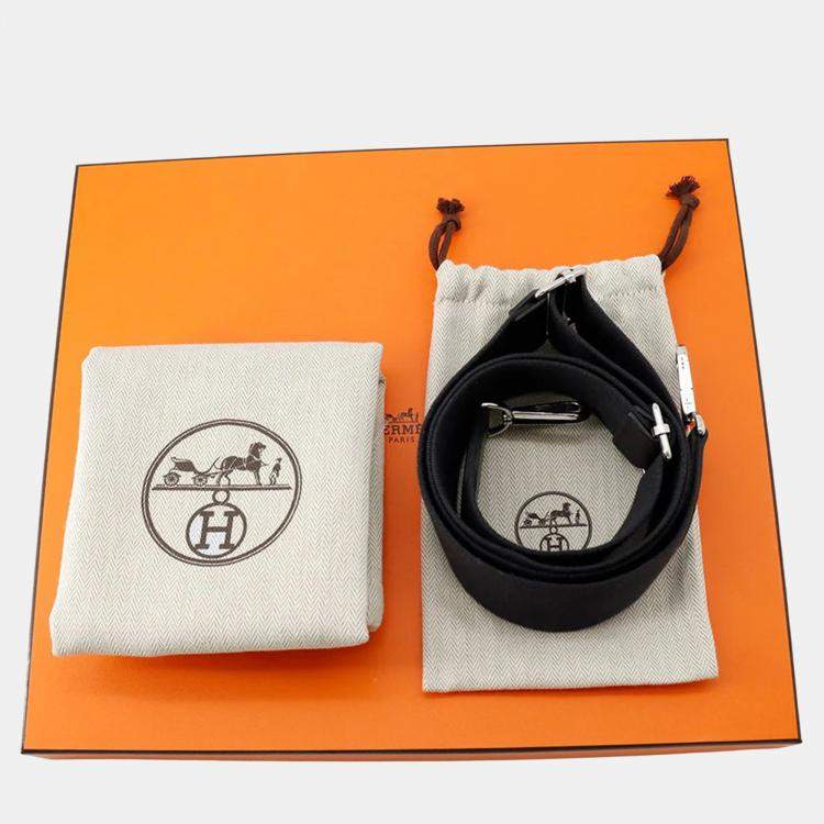 Pre Owned Hermes Evelyne PM Caban Taurillon Clemence Crossbody Bag