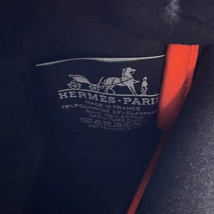 Pre Owned Hermes Neoban Cadrige PM Terre Nylon Polyurethane Tote Bag