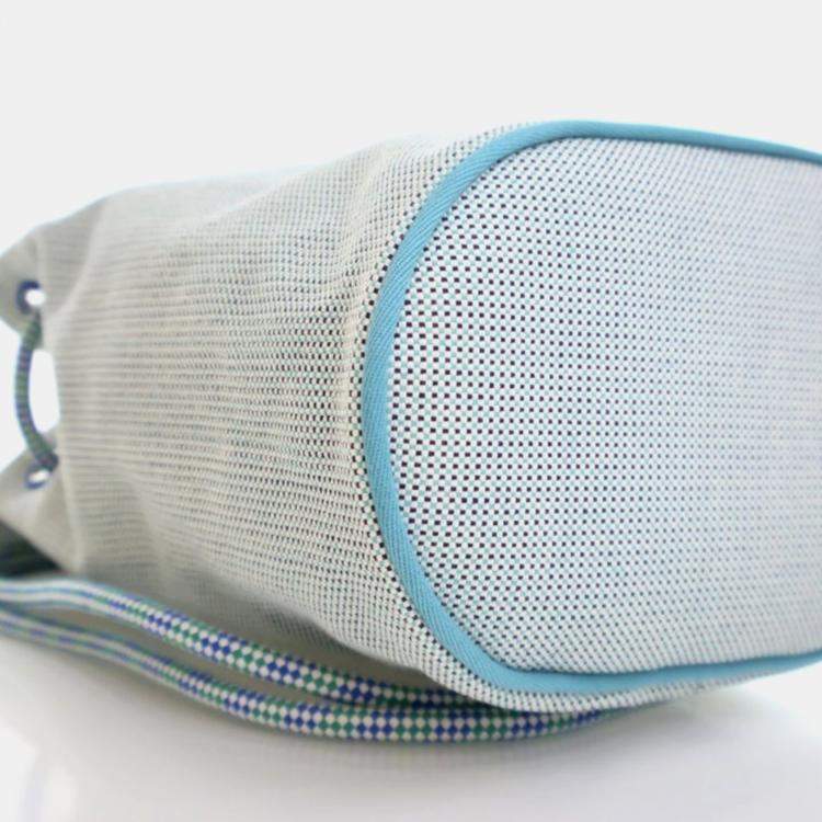 Pre Owned Hermes Les Cabanes Marine H Canvas Backpack