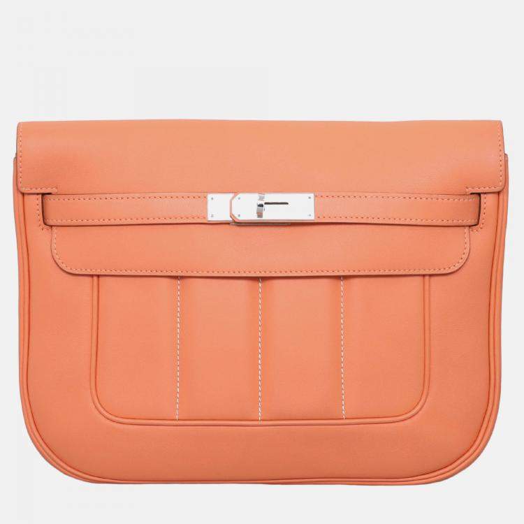 Pre Owned Hermes Berline 28 Leather Bag