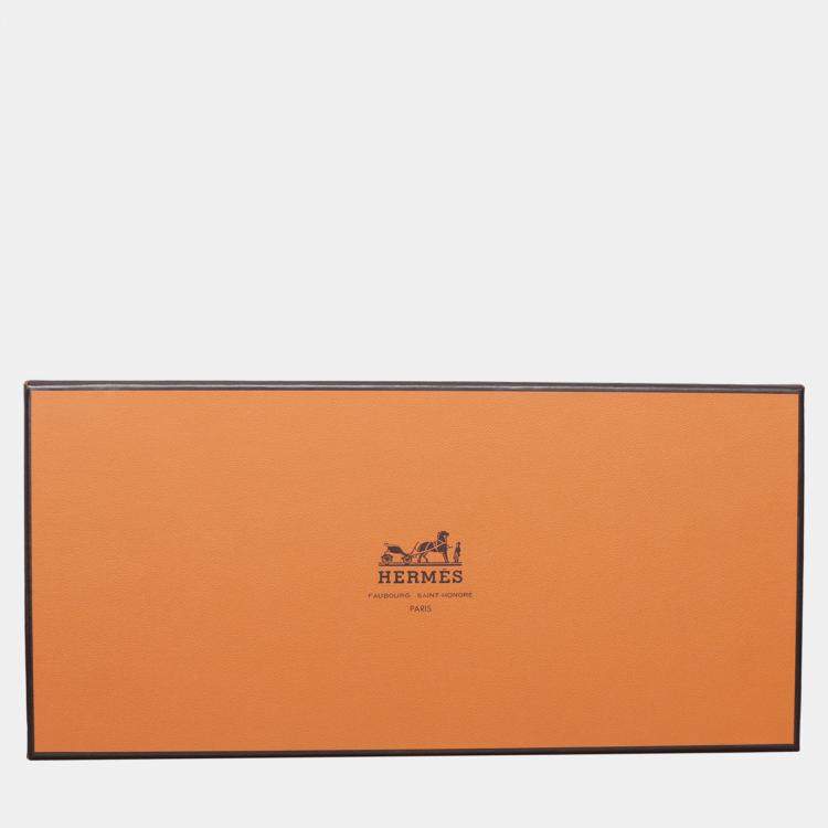 Pre Owned Hermes Bearn Gusset Leather Wallet