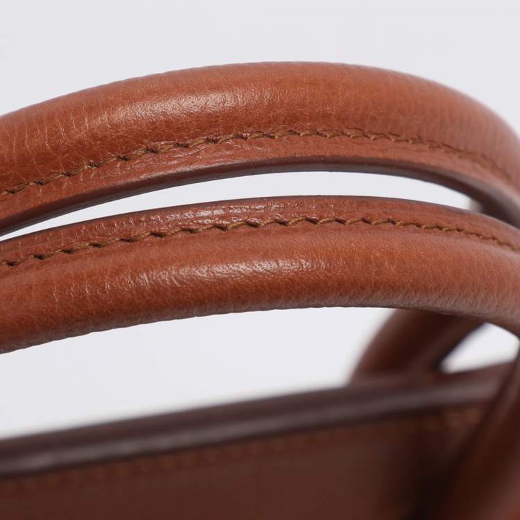 Pre Owned Hermes Noisette Evercolor Leather  Palladium Hardware Birkin 30 Bag