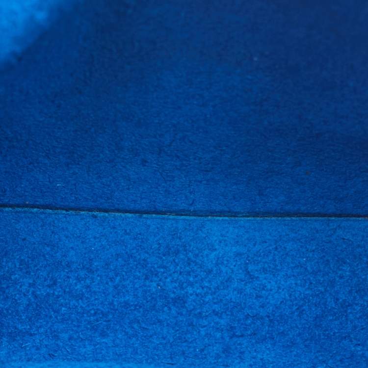 Pre Owned Hermès Bleu France Taurillon Clemence Leather Evelyne TPM Bag
