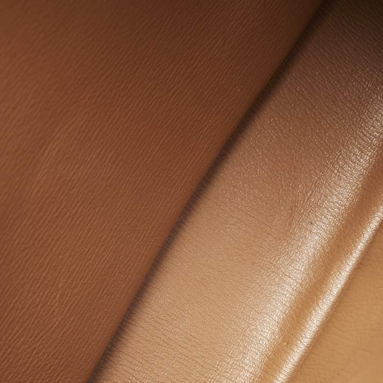 Pre Owned Hermes Gold Togo Leather Palladium Finished Eribelt Bag