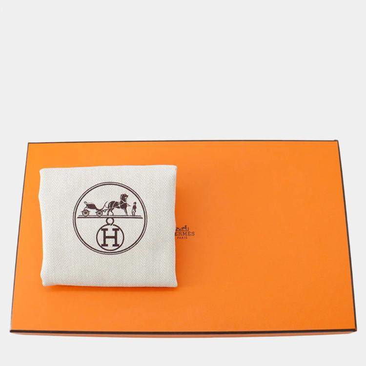 Pre Owned Hermes Jige 29 Gris Asphalte Swift Leather Clutch