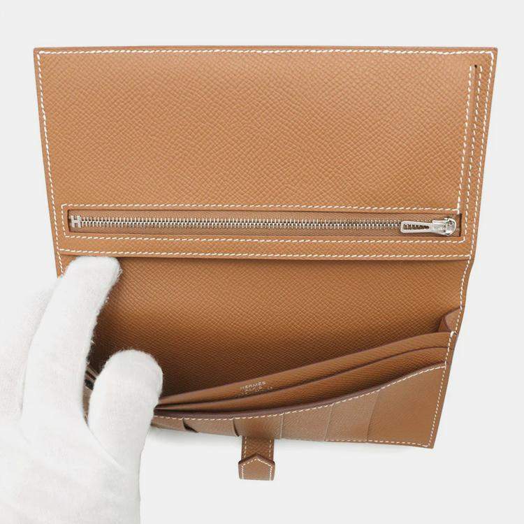 Pre Owned Hermes Beansufla Gold Epsom