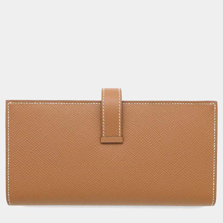 Pre Owned Hermes Beansufla Gold Epsom