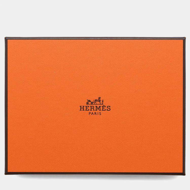 Pre Owned Hermes Kelly Pocket Compact Feu Epsom