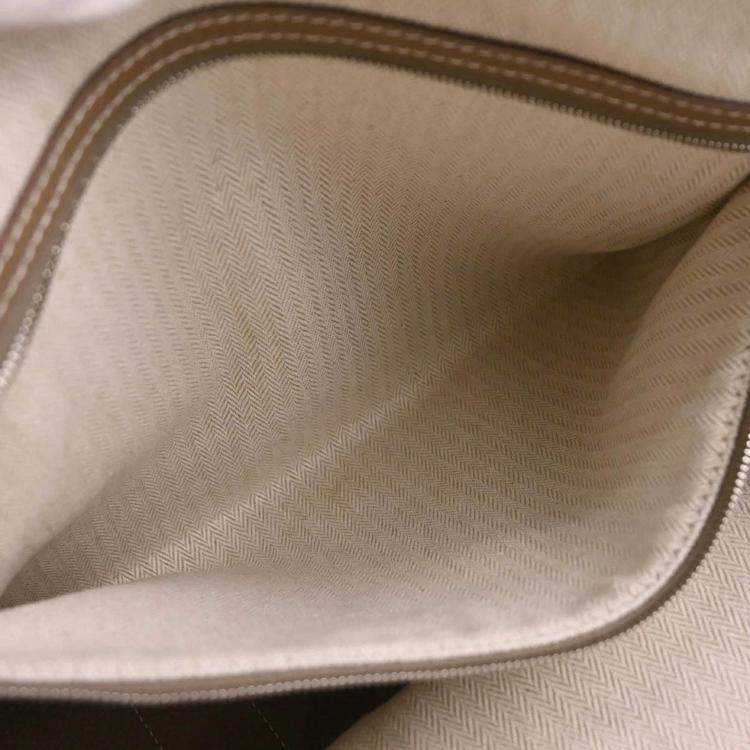 Pre Owned Hermes Garden Party 36 PM Etoupe Gray Negonda Tote Handbag