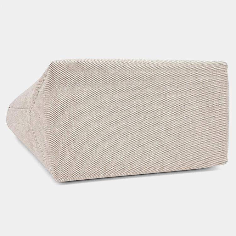 Pre Owned Hermes Stipple 25 Beige Brown Canvas and Leather bag