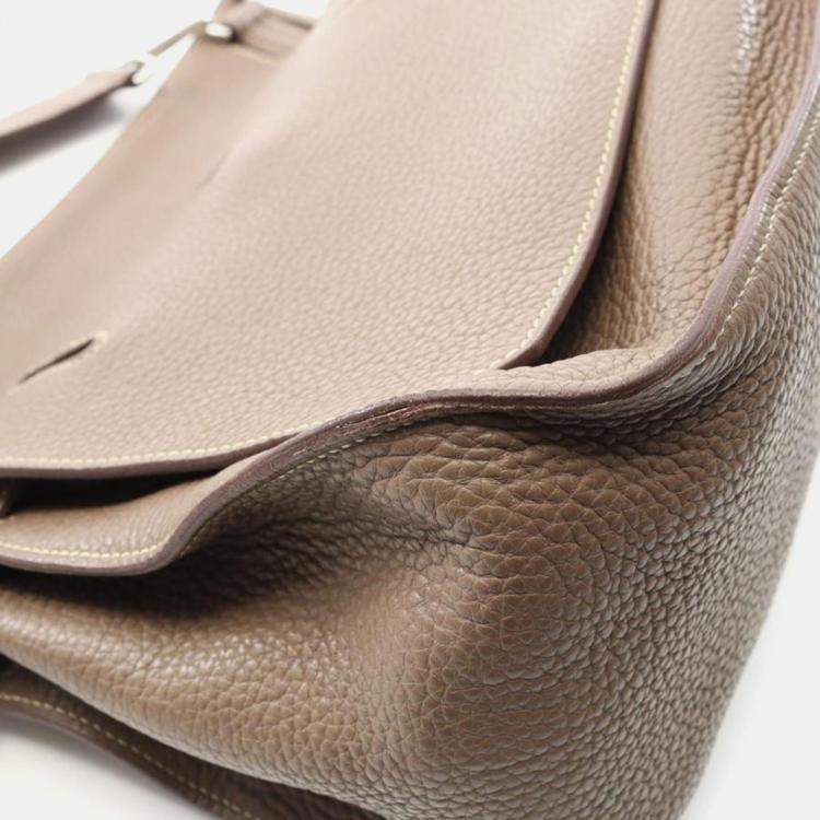 Pre Owned Hermes Jypsiere34 Etoupe Grey