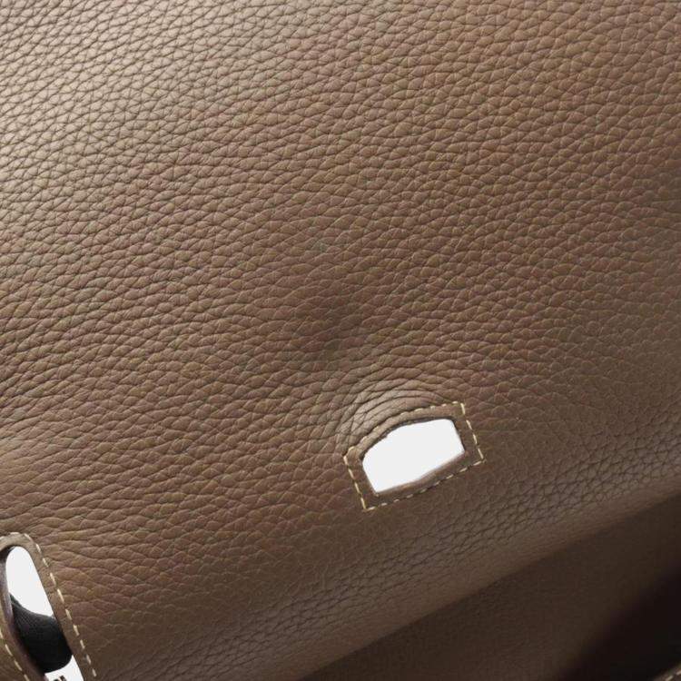 Pre Owned Hermes Jypsiere34 Etoupe Grey