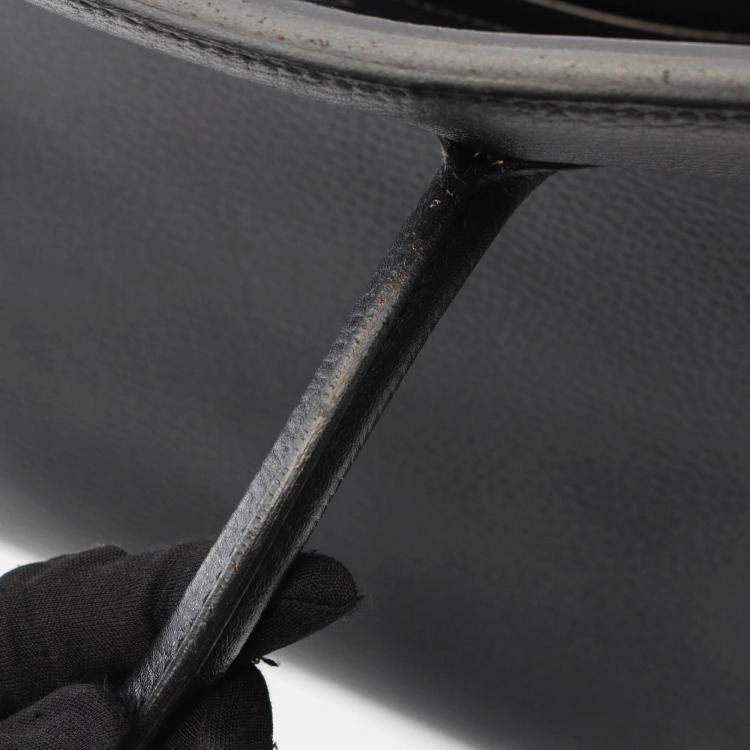 Pre Owned Hermes HAC Birkin 32 Black Ardennes Leather Handbag