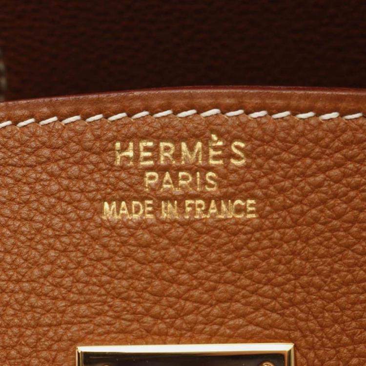 Pre Owned Hermes Birkin 35 Gold