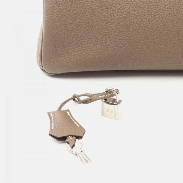 Pre Owned Hermes Birkin 30 Etoupe Togo Leather Handbag