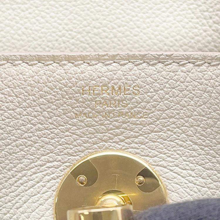 Pre Owned Hermes Lindy 26 Beton Evercolor Leather Shoulder Bag