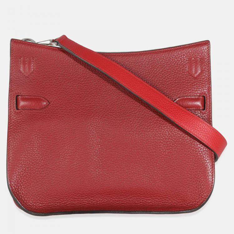Pre Owned Hermes Team Jypsiere 28 Rouge H Casaque Clemence PHW