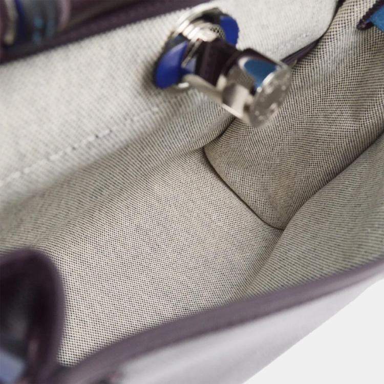 Pre Owned Hermes Navy Herbag Zip 31 PM 2way Handbag