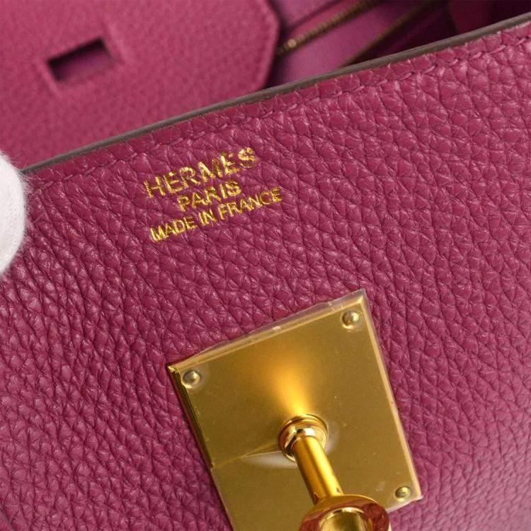 Pre Owned Hermes Shoulder Birkin Tosca Togo Leather Shoulder Bag