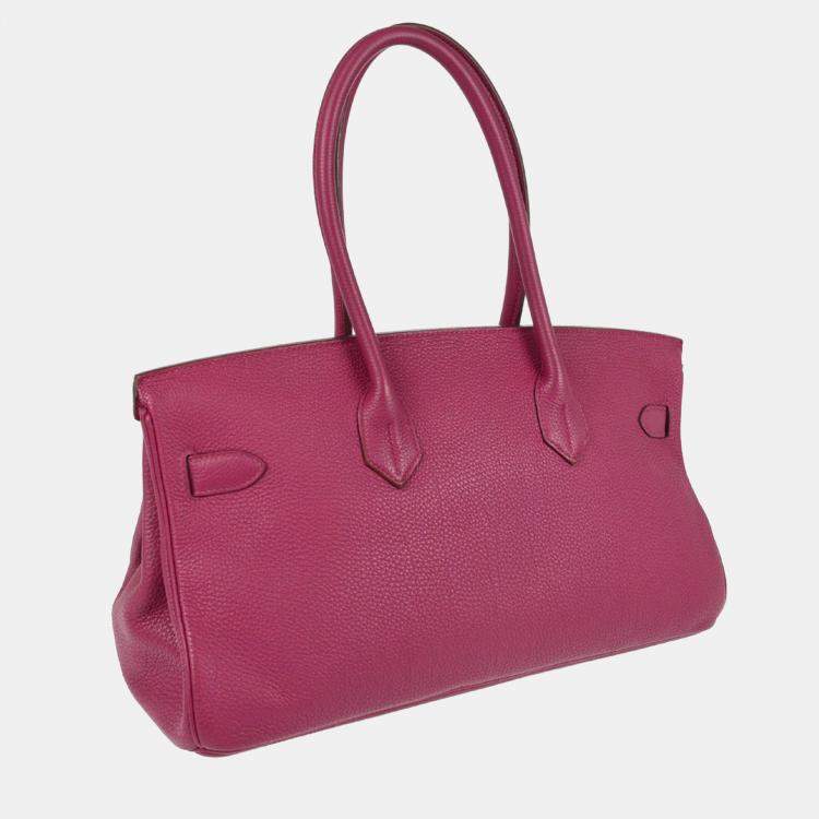 Pre Owned Hermes Shoulder Birkin Tosca Togo Leather Shoulder Bag