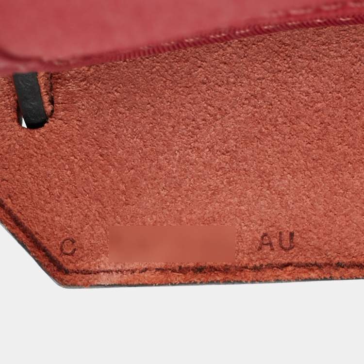 Pre Owned Hermes Rouge Grenat/Rouge H Toile and Vache Hunter Herbag Zip 31 Bag