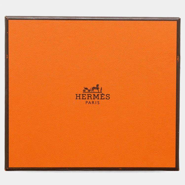 Pre Owned Hermes Bearn Compact Chai/Mauve Silvestre Epsom Leather Wallet