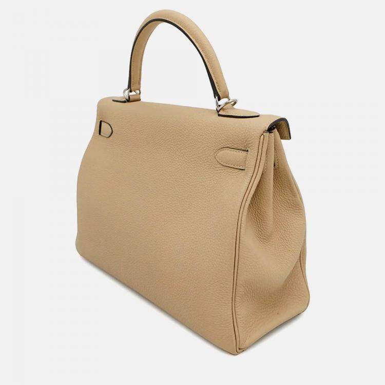 Pre Owned Hermes Kelly Trench Togo Leather 32 Handbag