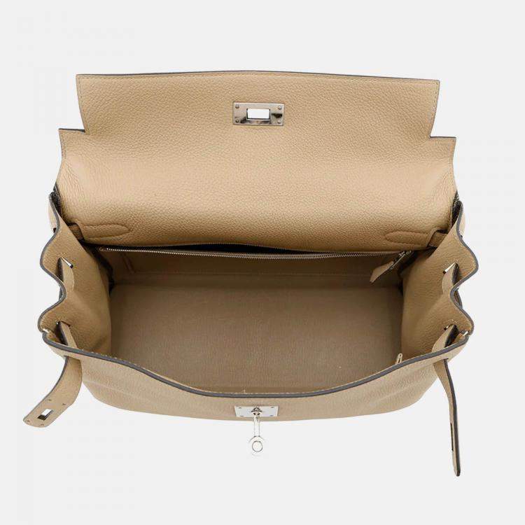 Pre Owned Hermes Kelly Trench Togo Leather 32 Handbag