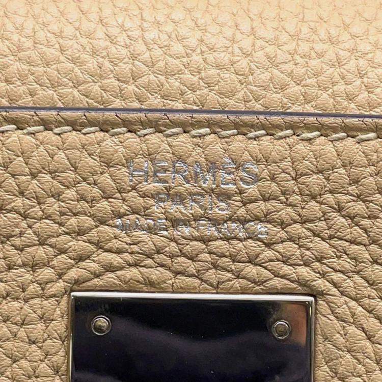 Pre Owned Hermes Kelly Trench Togo Leather 32 Handbag