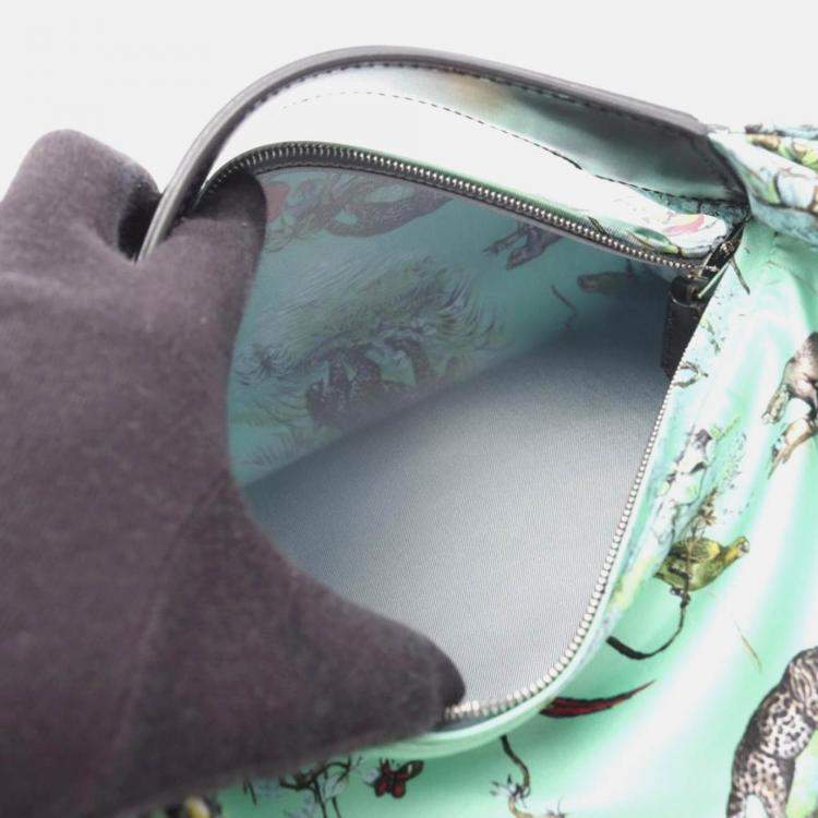 Pre Owned Hermes Barsovo Multicolor Leather Silk Handbag