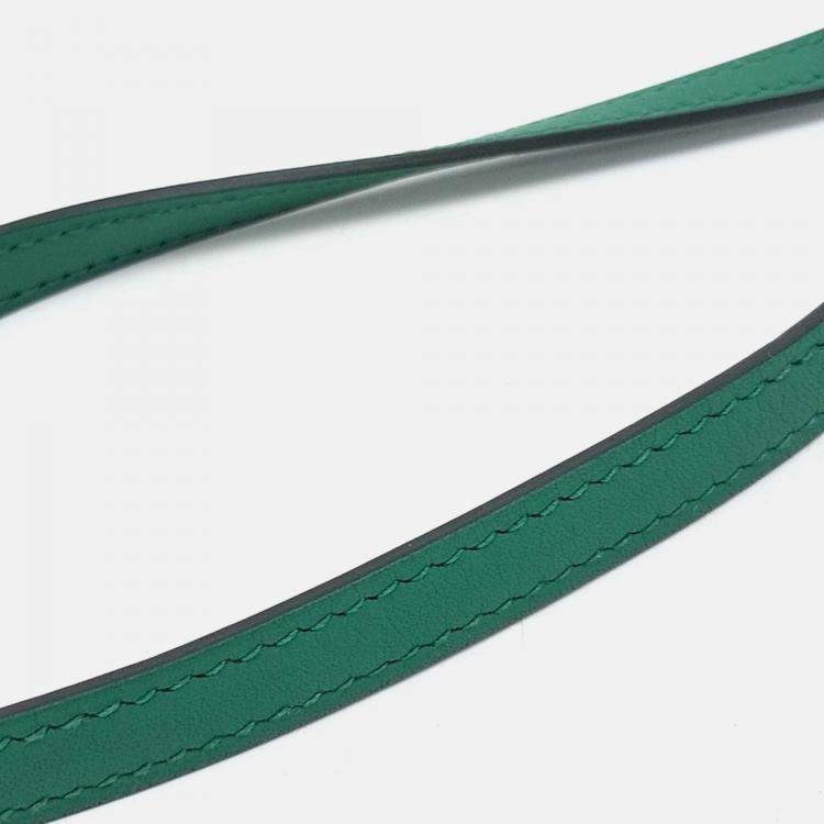 Pre Owned Hermes Green Leather Rulis 18