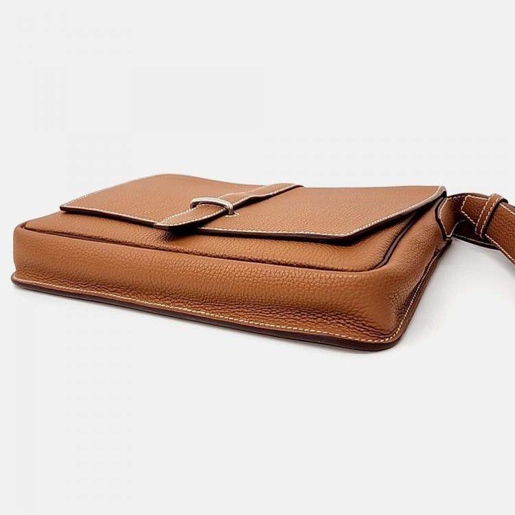 Pre Owned Hermes  Steve Wright Junior Brown Crossbody Bag