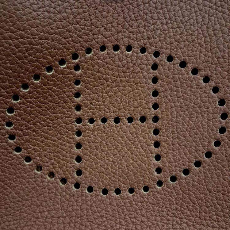 Pre Owned Hermes  Evelyn 16 Brown Leather Bag 