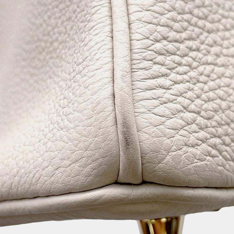 Pre Owned Hermes Birkin 30 Beton Togo Leather Tote Bag
