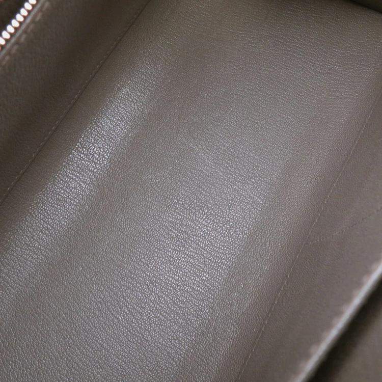Pre Owned Hermes Kelly Sellier 28 Etain Epsom Leather Shoulder Bag