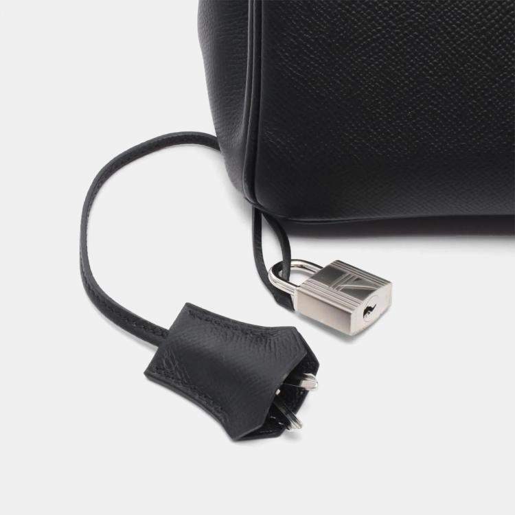 Pre Owned Hermes Birkin 30 Handbag Epsom Leather Epsom Black