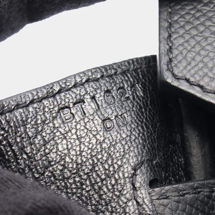 Pre Owned Hermes Birkin 30 Handbag Epsom Leather Epsom Black