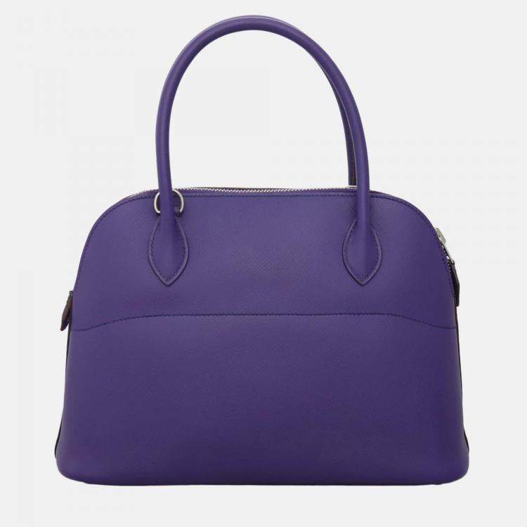 Pre Owned Hermes Bolide 27 Epsom Leather Satchel Bag