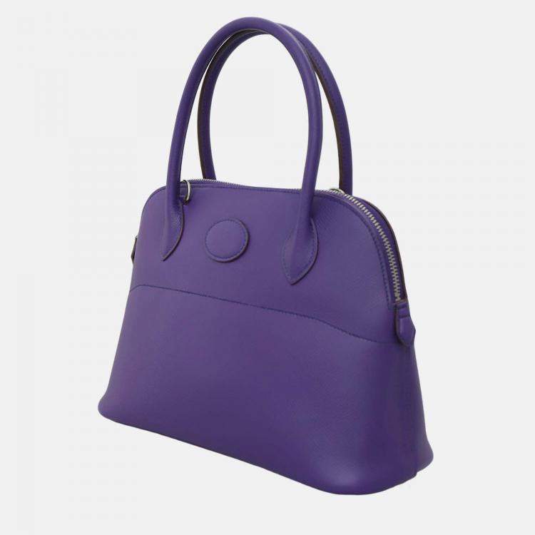 Pre Owned Hermes Bolide 27 Epsom Leather Satchel Bag