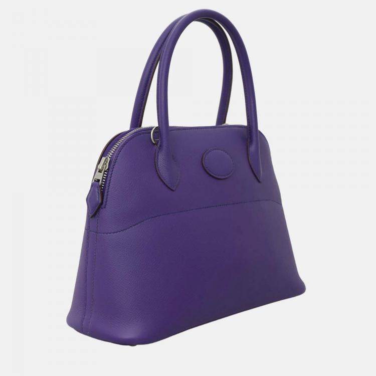 Pre Owned Hermes Bolide 27 Epsom Leather Satchel Bag